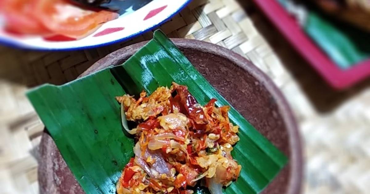 213 resep  sambel  goang  khas sunda enak dan sederhana Cookpad