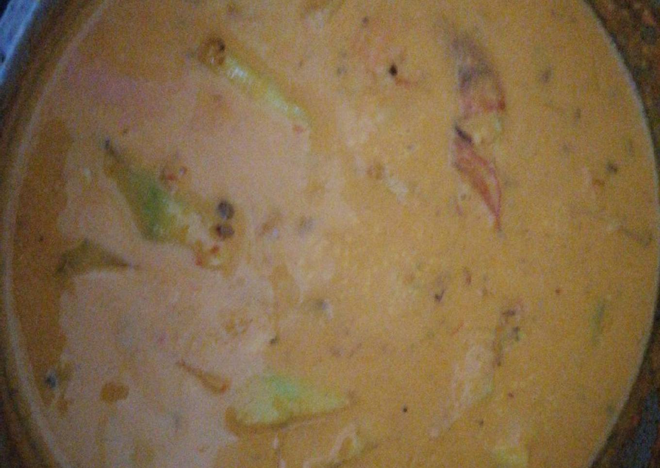 Masak lemak sardin udang bersama betik berapi