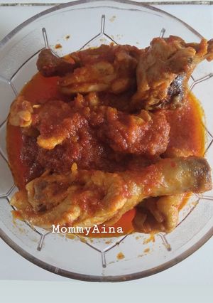Foto resep Ayam bumbu merah