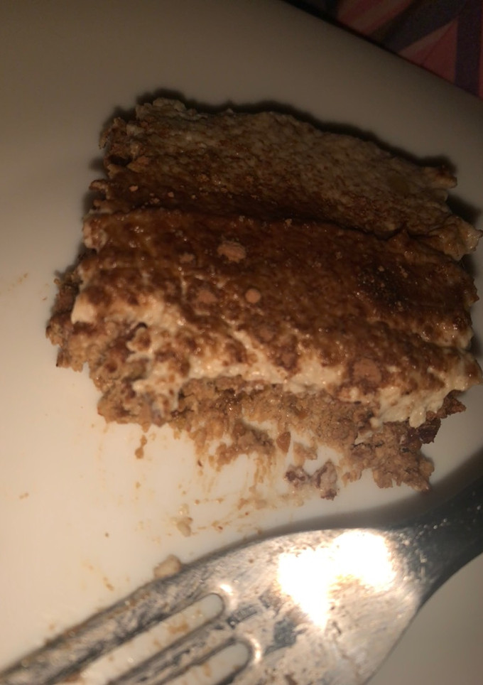 Una foto de Tiramisú vegano