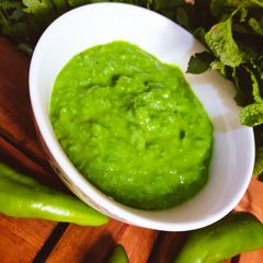 A picture of Hari/Green Chutni(sill btay wali).