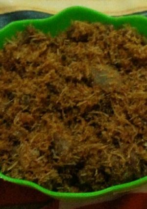 Foto resep Serundeng Daging Pedes
