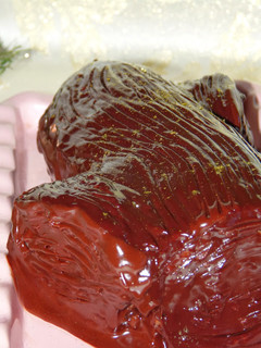 Una foto de Tronco de castañas y chocolate