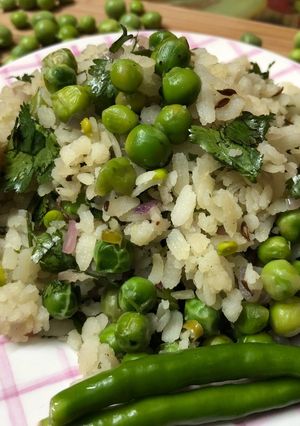 A picture of Banarsi Chooda Matar (Chura Matar) Recipe – Winter Recipe.