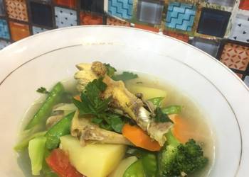 Resep Terbaru Sop ayam kampung Ala Restoran