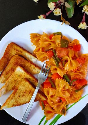 A picture of Masala Pasta.