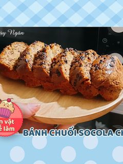 Hình của món Bánh chuối socola chip.