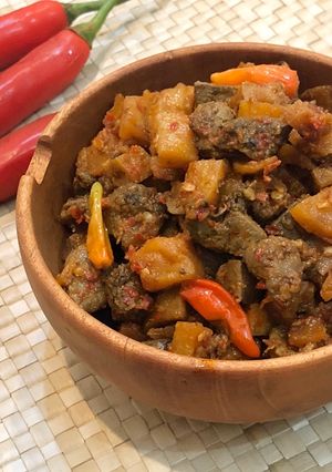 Foto resep Sambal goreng kentang tahu ati ampla ala mamaku