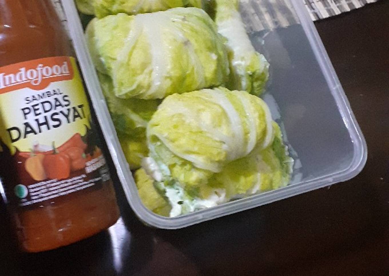Sawi Gulung Tahu