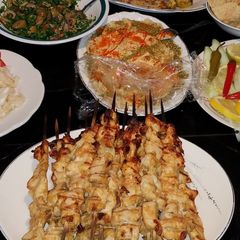 A picture of Chicken Shish Kabab.