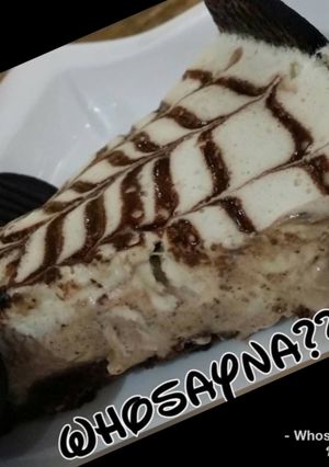 A picture of Whosayna’s Oreo Cheese Cake.
