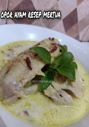 Foto resep Opor ayam resep mertua