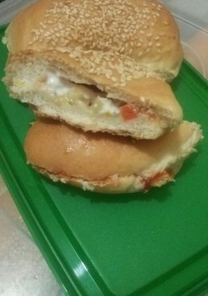Foto resep Roti ragout ayam mayo