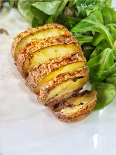 Una foto de Patatas Hasselback