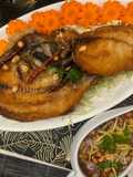 Pla Nim (Nile Tilapia) - with green Mango Salad Thai Style - WOW :P