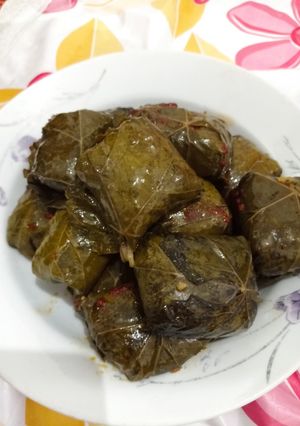 عکسی از دستور دلمه برگ مو
