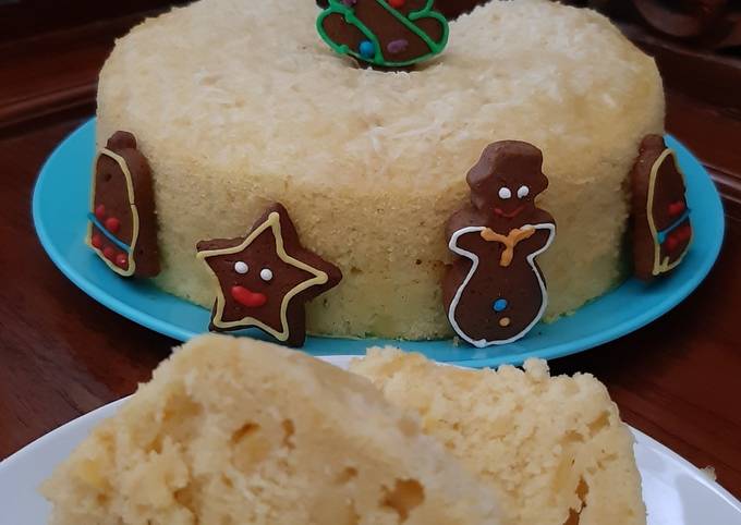 Bolu Nangka Kukus (Steamed Jackfruit Cake)