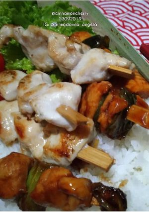 A picture of "White Yakitori" -- Only 4 Ingredients.