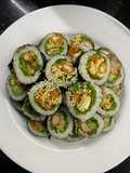 Kimbap (Korean Seaweed Rice Roll)