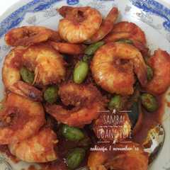 รูปของ Sambal udang pete
