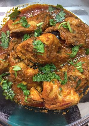 A picture of Dhaba Style Chicken Masala.