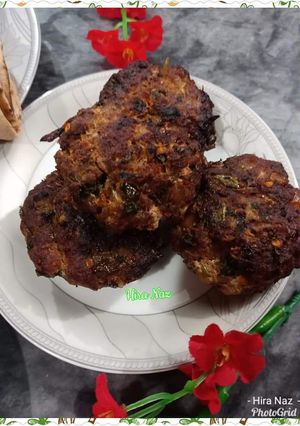 A picture of Qeema ke kabab.