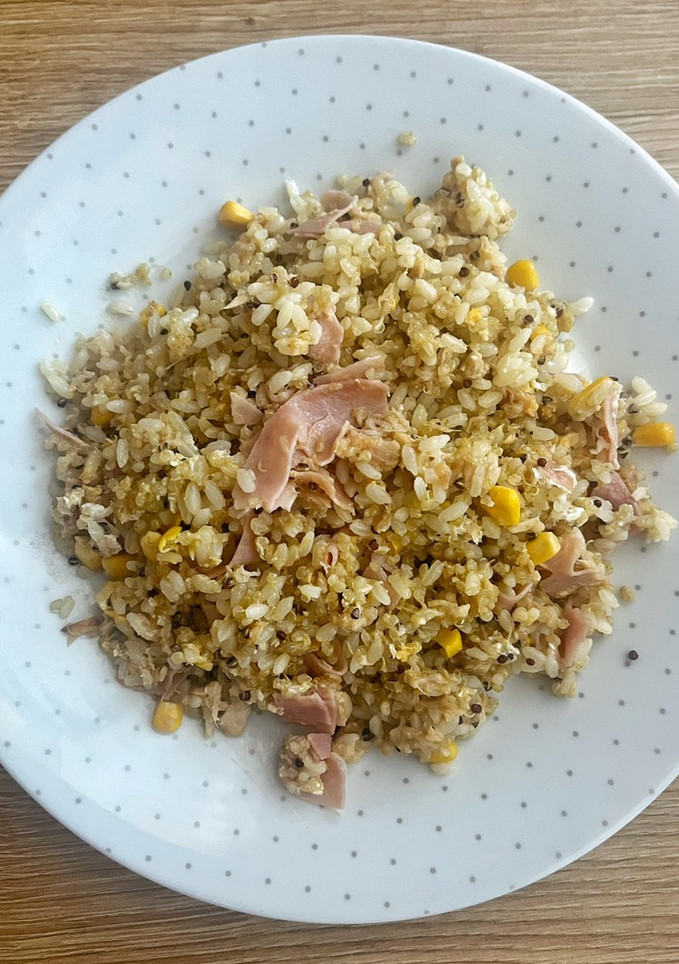 Una foto de Quinoa con arroz 🍚