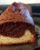 Budín marmolado