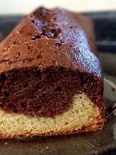 Una foto de Budín marmolado
