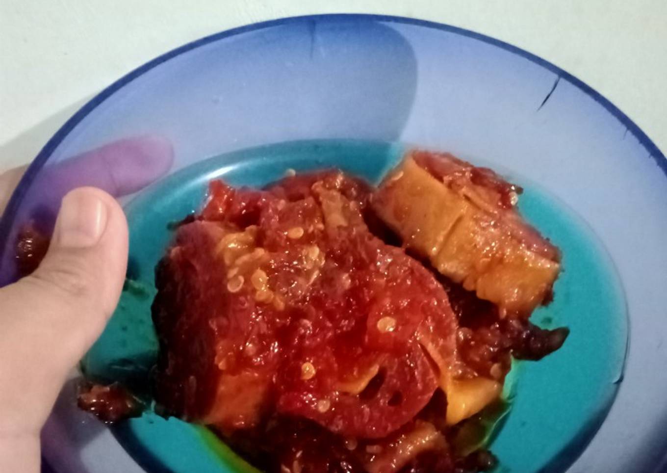 Bagaimana Membuat Rolade daging bumbu merah, Enak