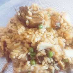 Foto principal de Arroz de bacalao con alcachofa