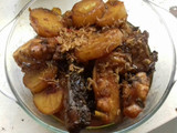 Kentang ayam kecap