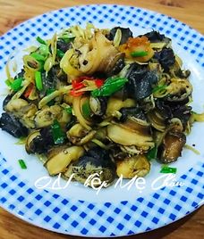 ốc bươu xào sả ớt