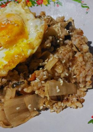 Foto resep Kimchi-bokkeumbap 김치볶음밥