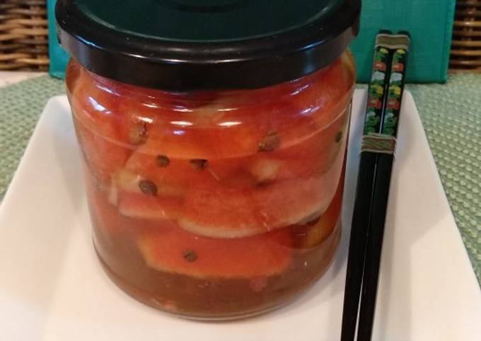 Eingelegte Szechuan-Wassermelone🍉