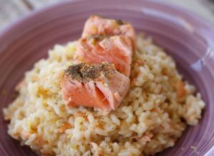 Foto principal de Risotto de salmón para chuparse los dedos!