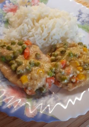 Karaj szeletek mexikói zöldséges raguba recept fotója