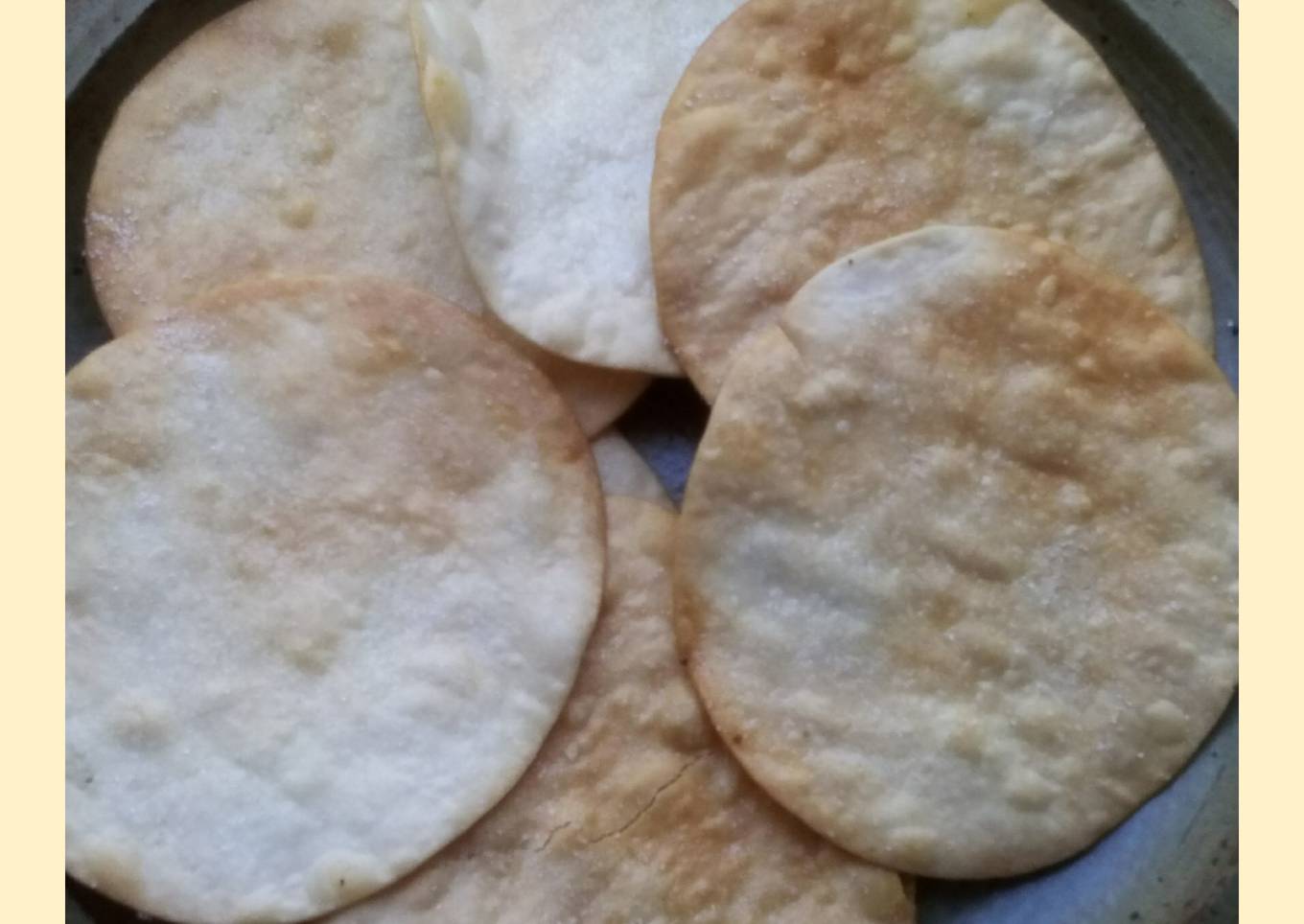 Tortitas de anís con obleas