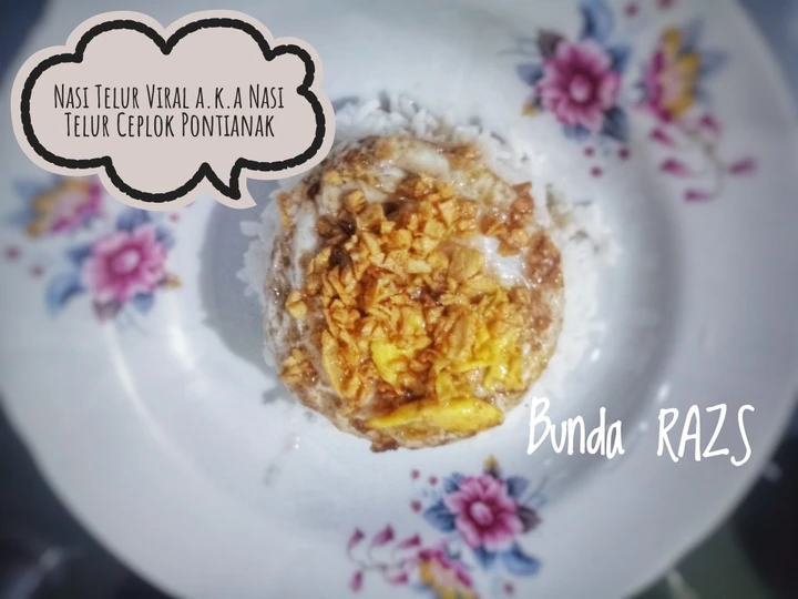 Cara Mudah Membuat Resep Nasi Telur Viral a.k.a Nasi Telur Ceplok Kecap Asin Pontianak yang Enak Banget Anti Ribet, Mantap
