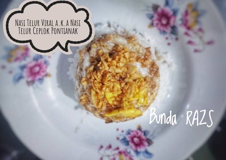 Nasi Telur Viral a.k.a Nasi Telur Ceplok Kecap Asin Pontianak