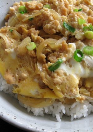 A picture of Soy Meat & Egg Rice Bowl.