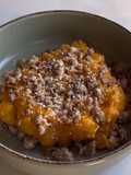 Gnocchis en Salsa de Calabaza y Parmesano
