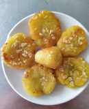 Bánh khoai lăn yến mạch chiên