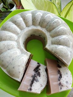 Foto resep Puding Susu Oreo Milo