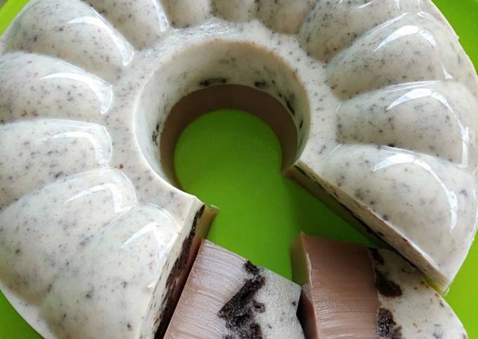 Puding Susu Oreo Milo