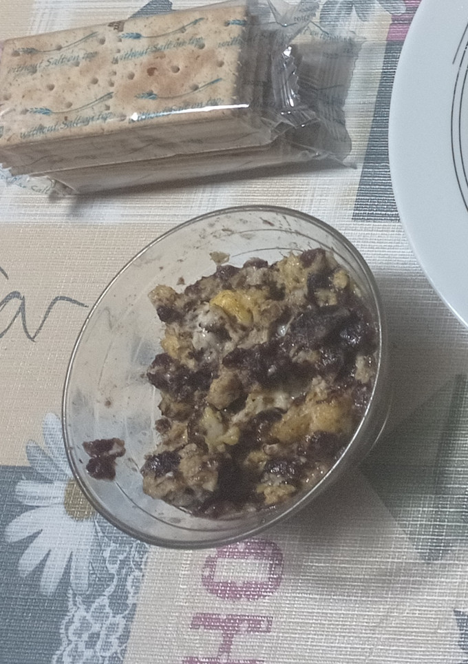 Una foto de Huevos al microondas con morcilla
