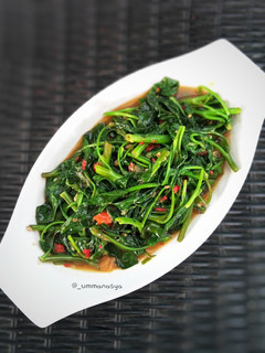Foto resep Cah kangkung bumbu terasi