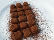A picture of cocoa powder and condensed milk