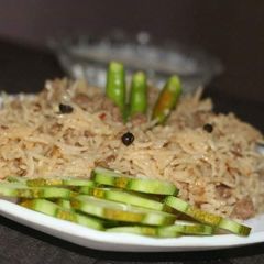Keema pulao A picture of Keema pulao.