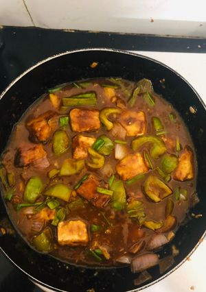 A picture of Chilli Paneer.